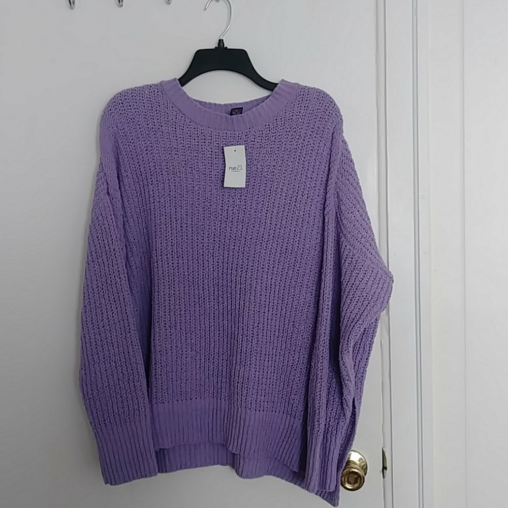 Rue 21 Purple Knit sweater